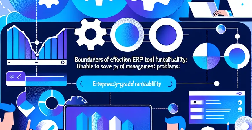 好用的 ERP 工具功能边界：不能解决的 5 类管理问题